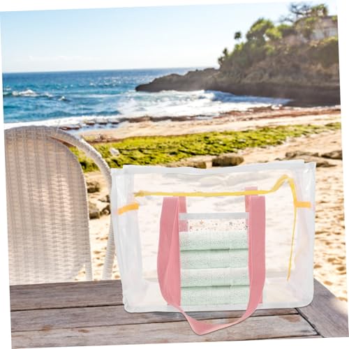 Milisten Travel Beach Bag Capacity Tote for Women for Swimming Outdoor Adventures Travel Essentials Transparent Storage Bag4