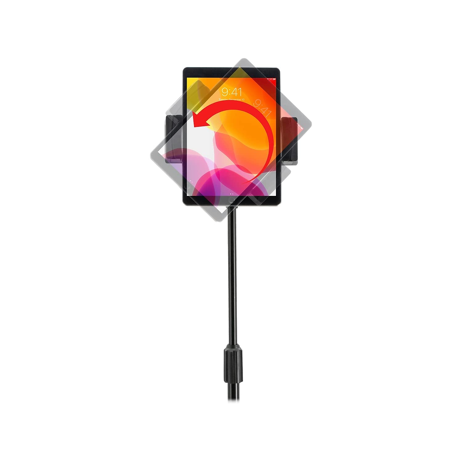 CTA Digital: Soporte Universal Quick Connect para iPad Mini 5, iPad Gen 7 (2019), iPad Pro 12.9 Gen 4 (2020), Galaxy Tab S3 9.7 Pulgadas, Galaxy Tab A (2019) y más