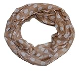 Breite ca. 80cm ACC Punkte Loop Schal (Big beige)