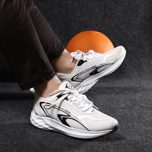 Image of FARGO Men's Spark Fylon Sole Memory Foam Patawa Running Sports Walking Shoes, Gym Shoes | Lightweight & Comfortable Lace-Up Shoes for Mens and Boys