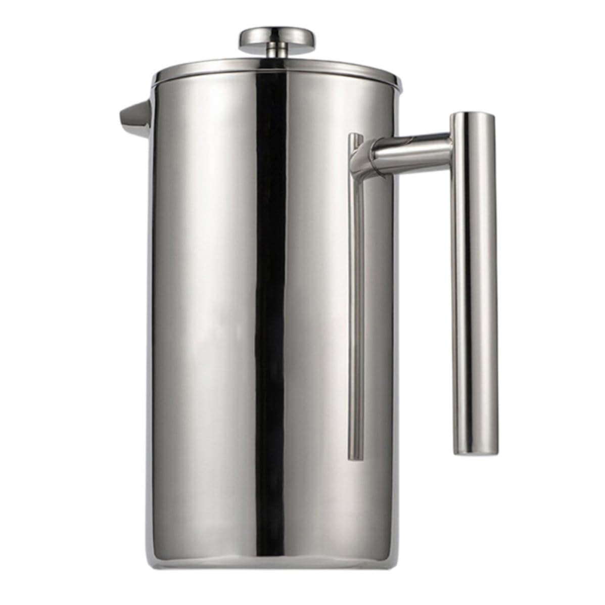 MAGICLULU Cafetière à Piston Résistante à Chaleur 800ml en Acier Inoxydable Double Paroi, Résistante la Chaleur, Facile à Nettoyer, Infuseur Thé Multifonction pour Maison et Bureau