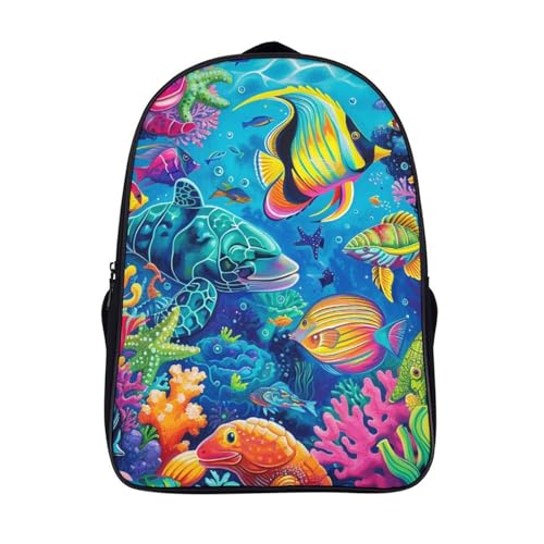 Mochilas infantiles de animales marinos con gran capacidad de 40cm para la escuela