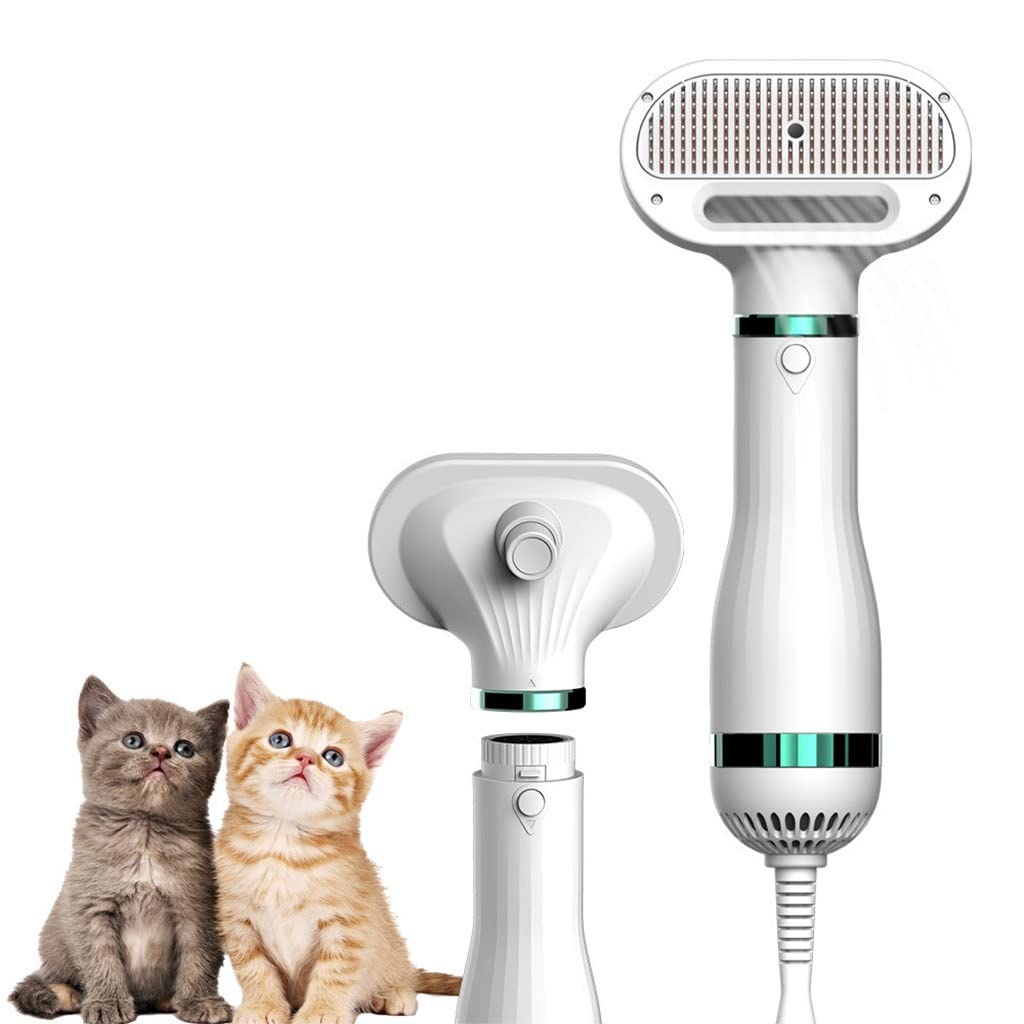 QINGXun Quita Pelos Mascota 2 En 1, Eléctrico Cepillo Perro, Los Peines De Aseo Pueden Eliminar Eficazmente El Pelo Flotante, Adecuado For Bebés De Pelo Largo Y Corto como Gatos/Perros
