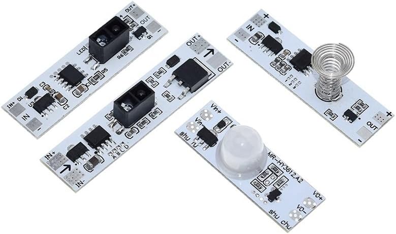 TZT Short Distance Scan Sensor Capacitive Touch Sensor Switch PIR Motion Sensor Switch Module 3A Constant Voltage for Smart Home(Multi-Mode(6 in 1))