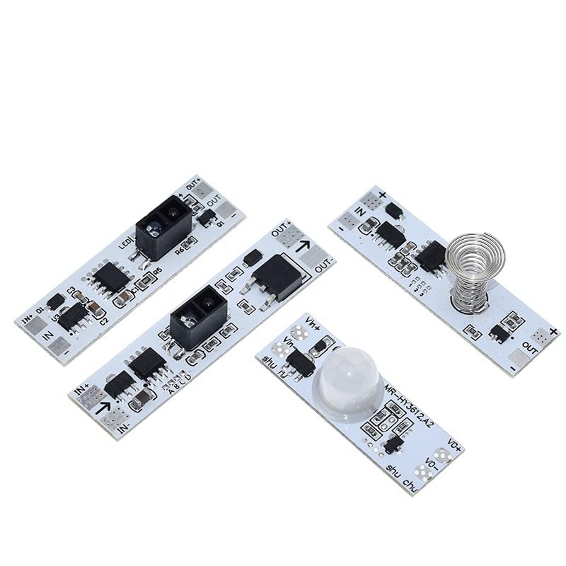 TZT Short Distance Scan Sensor Capacitive Touch Sensor Switch PIR Motion Sensor Switch Module 3A Constant Voltage for Smart Home(PIR Motion Sensor)