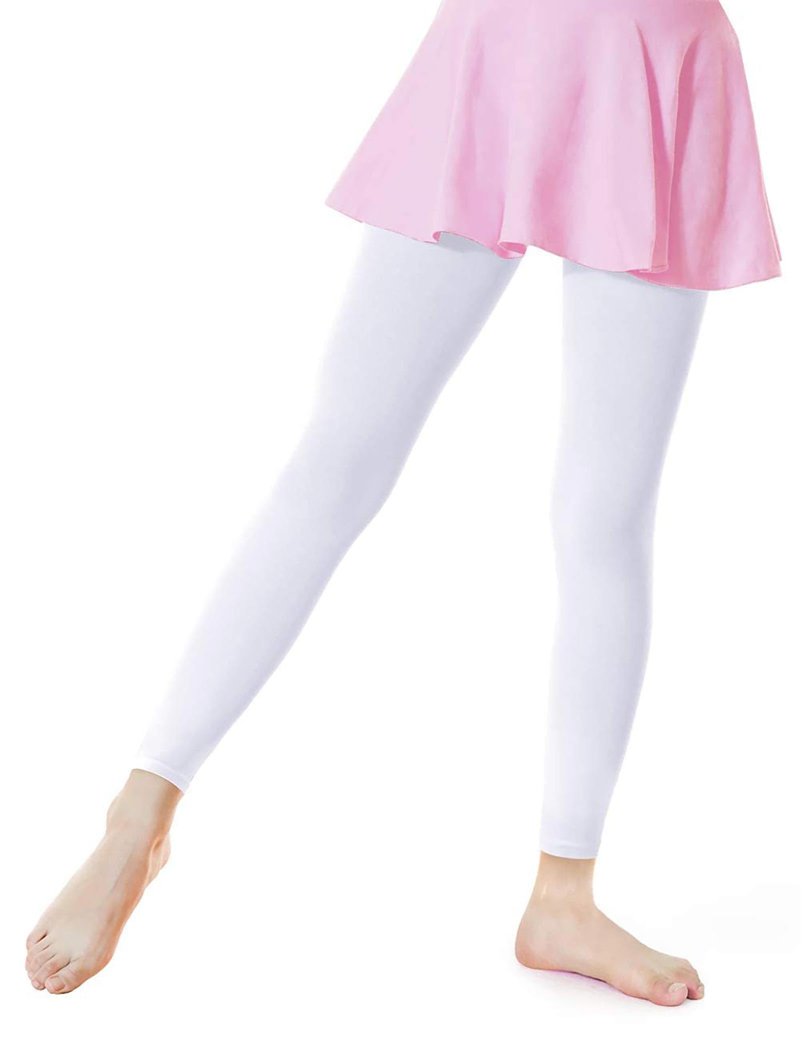 Daydance Girl's Women's Footless Tights for Dance, Balle, Gymnasics