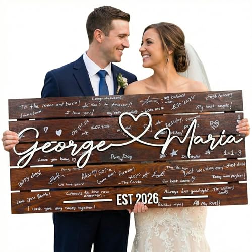 Personalized Unique Wedding Guest Book Alternative