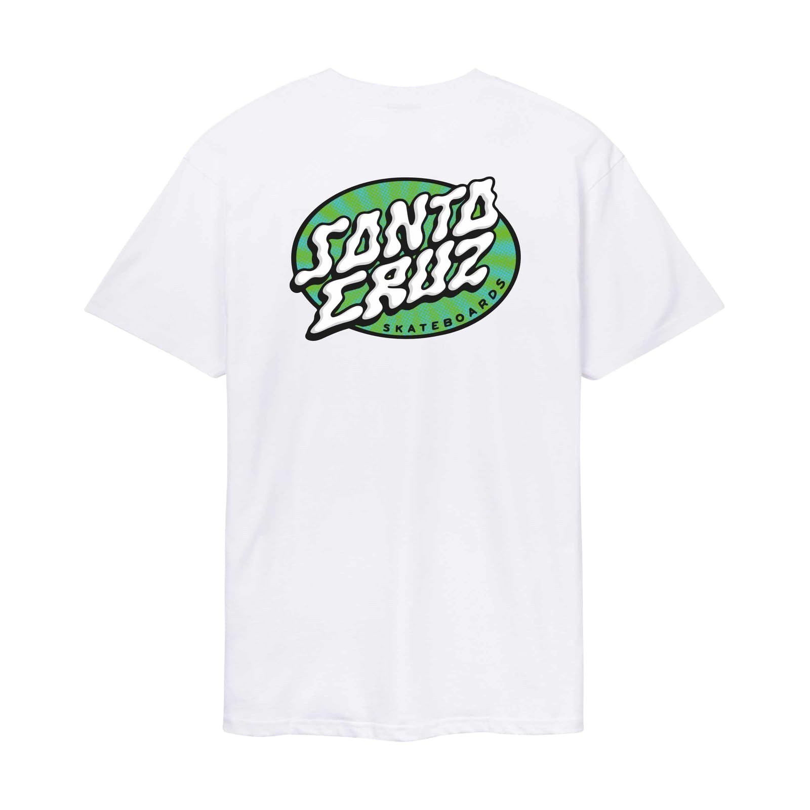 Santa Cruz Men's White Vertigo Dot Short Sleeve T-Shirt - M