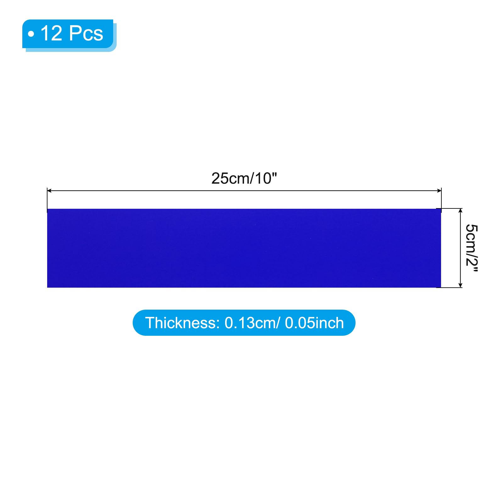 PATIKIL 10"x2" Blank Name Plates - Image 2