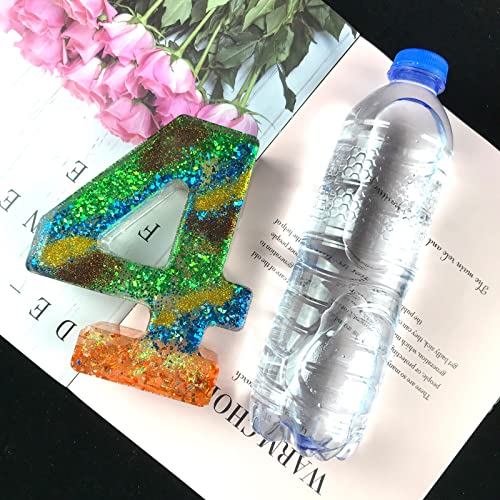 6.4Inch Large Number Molds For Epoxy Resin，Silicone Molds For Resin Epoxy Resin Molds Resin Molds Silicone Molds For Resin Casting，0 To 9Thick 3D Resin Number Molds For Making Numbers (6) #TOP5