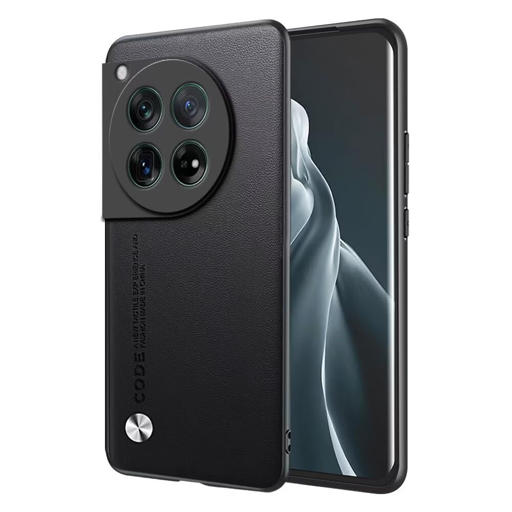 Per oneplus 12 Skn Feel Geometrca Lnes Pelle Telefono Custoda