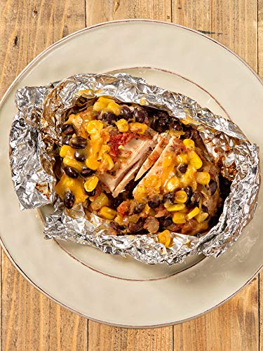 Image of Freshee 105000sqcm Aluminium Silver Kitchen Foil Roll Paper Pack of 4|Disposable Food wrap for Fresh Food