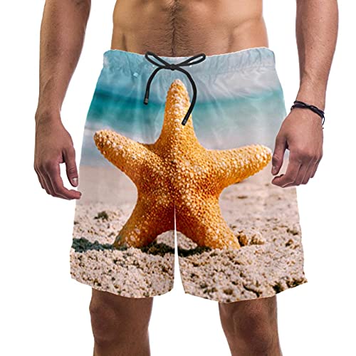Short de bain pour homme avec doublure en maille taille M multicolore plage été