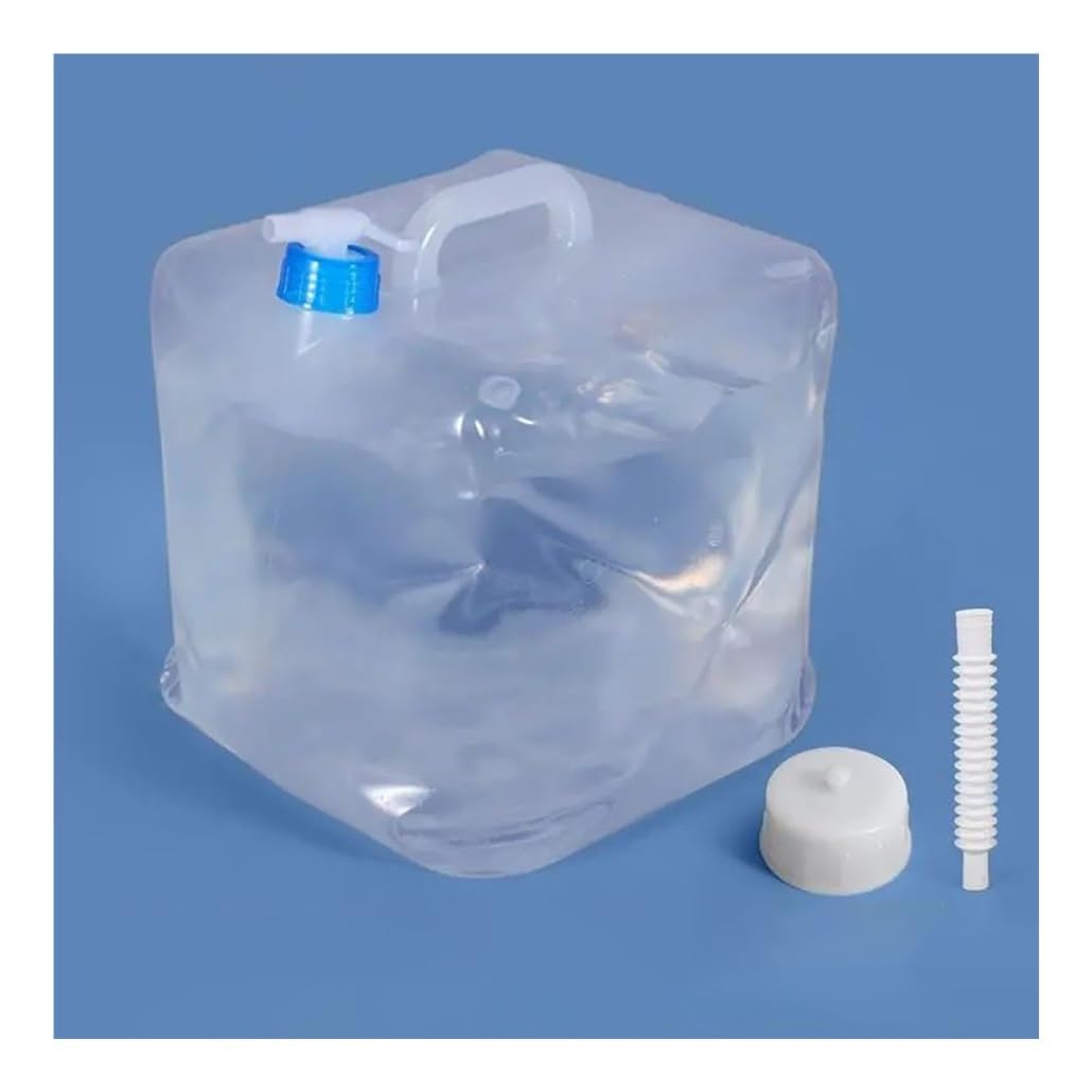 Faltbarer Wassereimer | Zusammenklappbarer und tragbarer Wasserbehälter | Wassertank für Camping, Wandern, Angeln, Klettern, Picknick, Grillen, Reisen, Outdoor-Aktivitäten usw. | B
