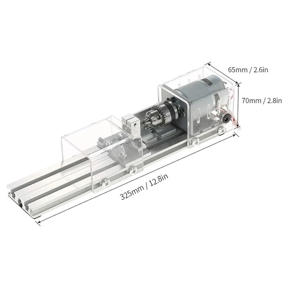 Mini tokarka do drewna frezarka obróbka drewna CNC mini tokarka do drewna narzędzia 100 W 24 V