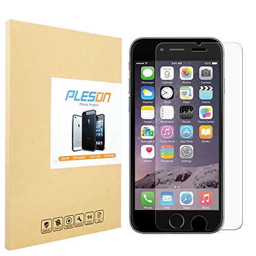 Pleson Tempered Glass Screen Protector for iPhone 6
