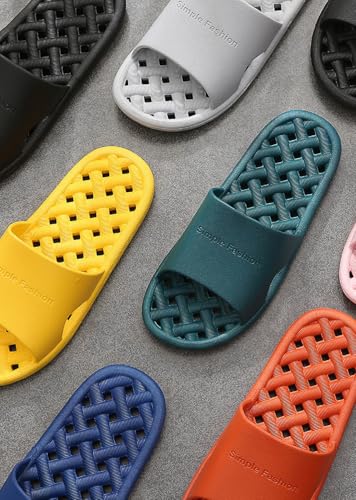 Family Shower Shoes Quick Dry Non-Slip Comfortable Bathroom Slippers for Men Women Dorm with Drain Holes2