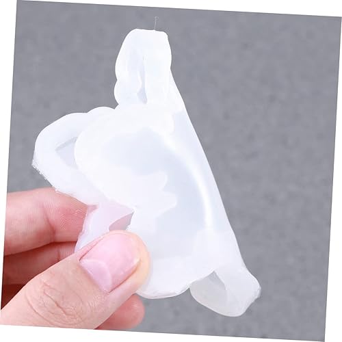 Miniatura 9 de Moldes de fundición de arcilla para manualidades de copos de nieve, con agujeros, moldes de resina de copo de nieve de silicona, molde para resina,