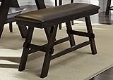 Liberty Furniture Industries Lawson Counter Bench, 48' x 16' x 26', Light and Dark Espresso