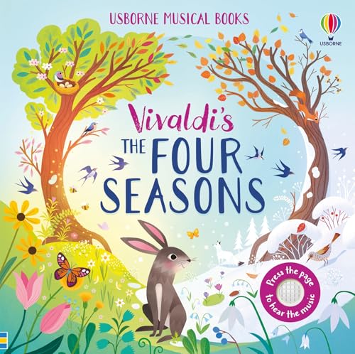 Four Seasons: An Enchanting and Interactive Classical Musical Book for Kids Featuring Music by Vivaldi - An Easter and Springtime Book