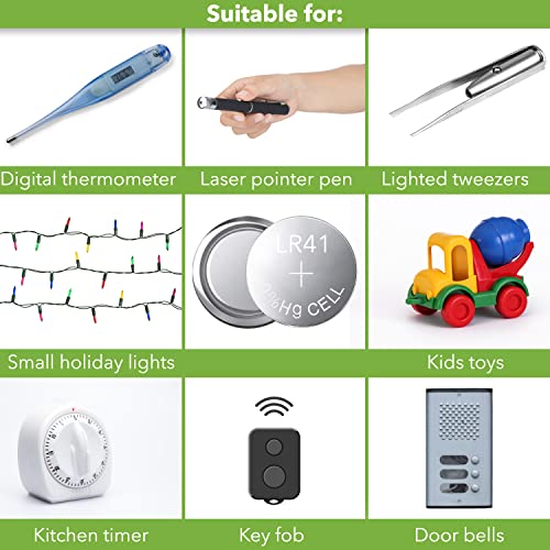 Loopacell Lr41 Ag3 392 384 192 Battery - 1.5V Button Coin Cell Batteries (Pack Of 20) #TOP4