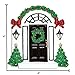 3D Personalized First Christmas in New Home Ornament 2025 | Black Door with Wreath Our First Home Ornament 2025 New House Ornaments for Homeowners, Apartments, Neighbors, House Warming Gifts for 1st