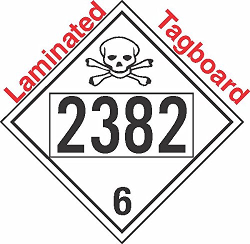 GC Labels-T301c2382, Poisin Toxic Class 6.1 UN2382 Tagboard DOT Placard ...