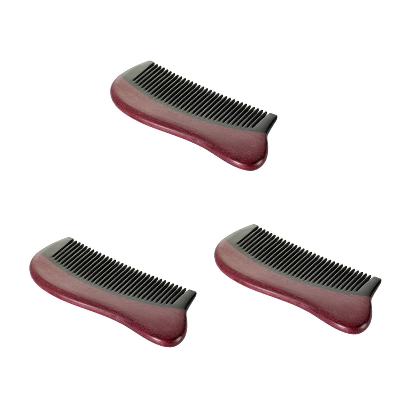 Beaupretty 3 Piezas Peine Para El Cuero Cabelludo Peine Para Hombres Peine Sin Enganches Peine Masajeador De Cabello Peine De Mujer Peine Raspador Violetas Bambú Viajar De Madera
