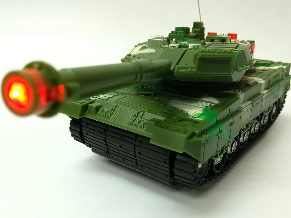 Amazon.co.jp: 光る！ミサイル サウンド付きラジコン玩具/戦車M1A2