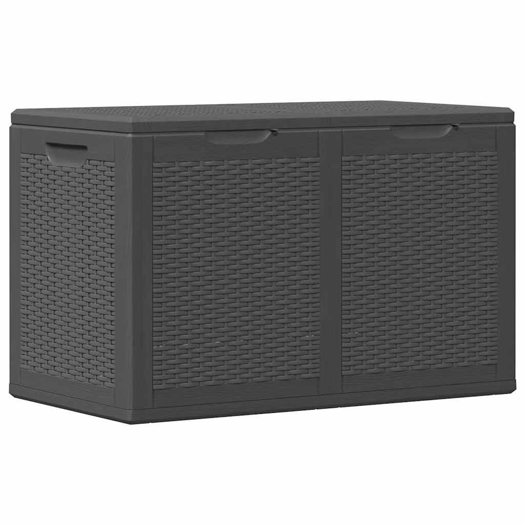 JHQHSM 180L Outdoor Storage Chest, PP Garden Storage Box for Patio and Terrace, Lightweight and Weather-Resistant Solution for Cushions and Pillows