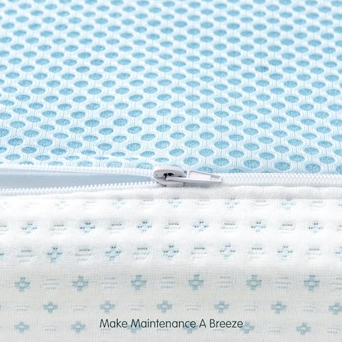 CHUN YI 4 Inch Gel Memory Foam Mattress Topper Cal King, Ventilated Breathable Bed Topper with Rayon from Bamboo Cover, Mattress Pad for Pressure Relief, CertiPUR-US Certified
