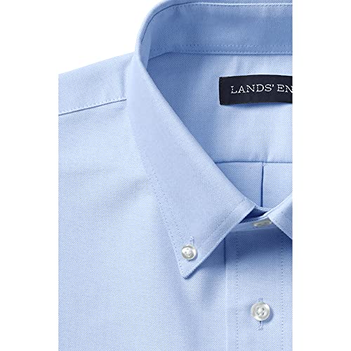 Image of Lands' End School Uniform Boys Long Sleeve Oxford Dress Shirt