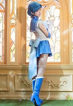 美少女戦士セーラームーン　セーラーマーキュリー　コスプレ　衣装 美少女戦士セーラームーン コスプレ 衣装】水野 亜美 セーラー