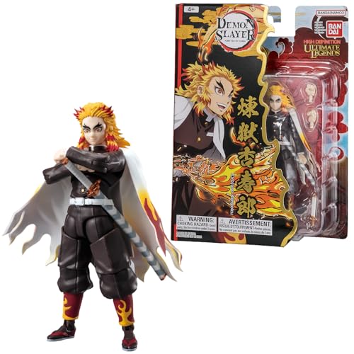 BANDAI - Ultimate Legends HD - Figurine d'action Demon Slayer 12 cm - Rengoku Kyojiro - Licence Officielle Demon Slayer - Figurine articulée Rengoku - Jouet Enfant 4 Ans et + - VE88964 BANDAI - Ultimate Legends HD - Figurine d'action Demon Slayer 12 cm - Rengoku Kyojiro - Licence Officielle Demon Slayer - Figurine articulée Rengoku - Jouet Enfant 4 Ans et + - VE88964