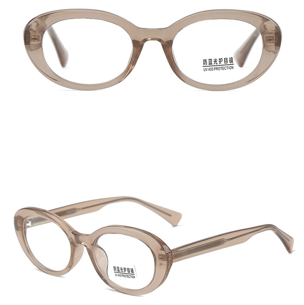 okulary owalne unisex przezroczyste soczewki modne okulary rama kobiety octan styl męskie prezenty