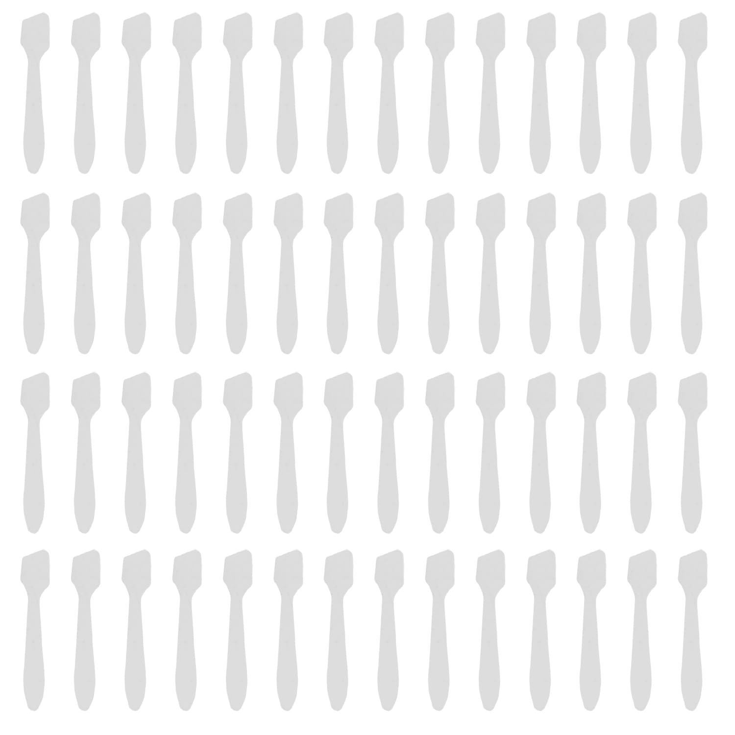 100 PCS Disposable Facial Cream Spatulas Cosmetic Mask Spatulas Mask Tip Scoops Makeup Frosted Spatulas Cosmetic Spatula Scoop
