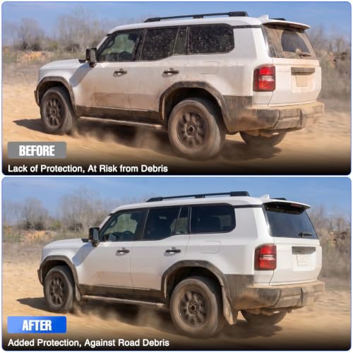 Image of Nilight Mud Flaps Splash Guards for Toyota Land Cruiser Prado 2020-2026