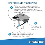 FISCHER Fahrradhelm, Radhelm, Cityhelm Urban Plus, mit integriertem LED-Rücklicht für Damen und...