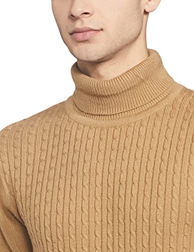 Image of Amazon Brand - Symbol Men's Casual Acrylic High Neck Sweater (Available in Plus Sizes)
