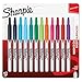 Sharpie 32707 Retractable Permanent Markers, Fine Point, Assorted Colors, 12 Count