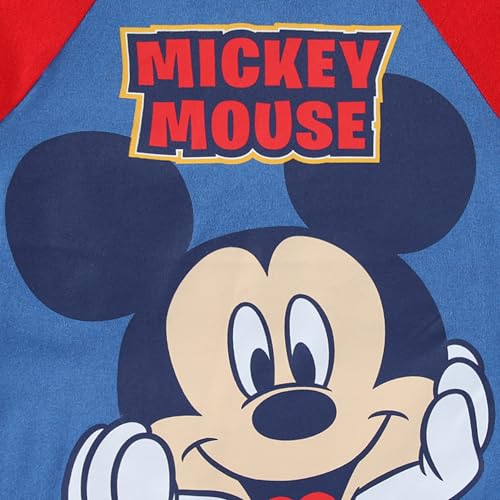 Image of Disney Mickey Mouse Boys Short Sleeve T-Shirt and French Terry Short Set for Toddler and Big Kids