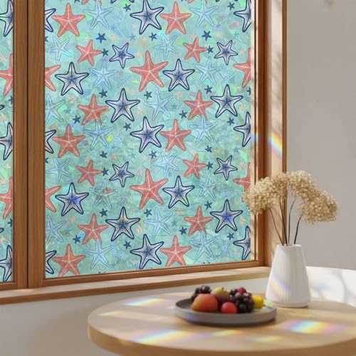 Película decorativa de privacidad para ventana 19.6x39.3 pulgadas, 2 piezas miniatura 2