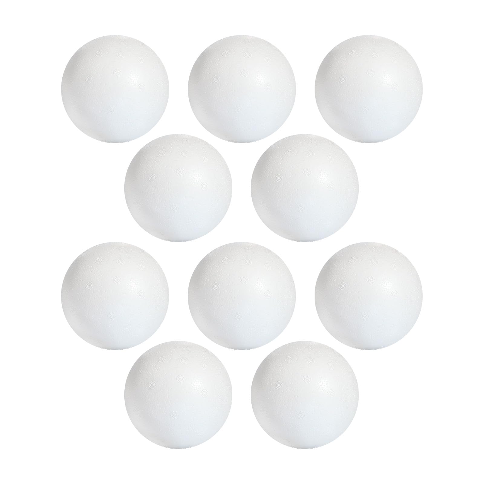 MCE-Commerce A307010, polystyrene, White, Diameter 7 cm-10, Pack of 10