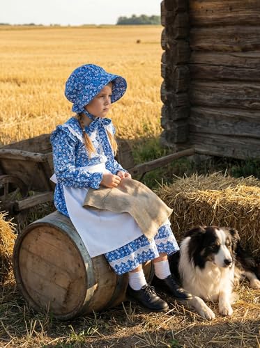 Disfraz Colonial Cuteshower para Niñas 10-12 Años miniatura 4