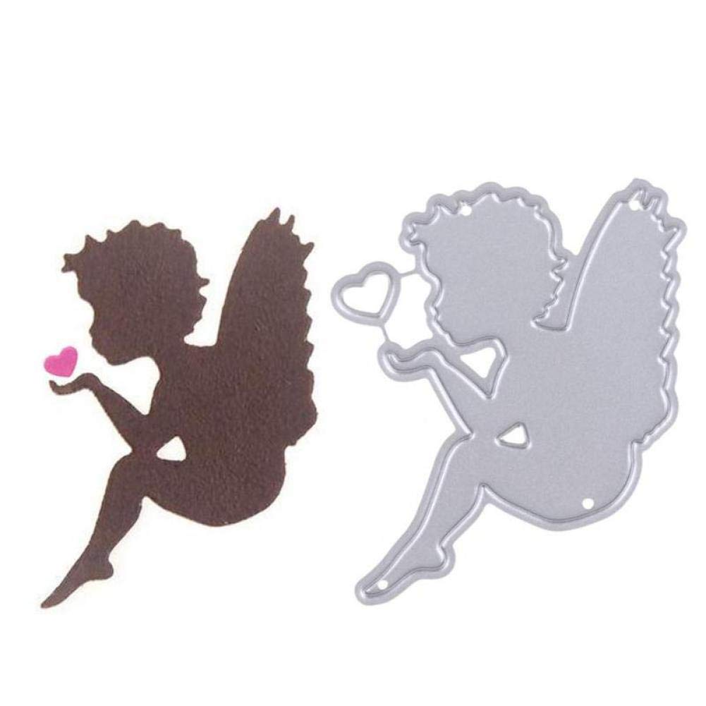 Byfri 01 Scrapbooking Cutting Little Angel Metal Stencil Craft Embossing Cut Die For Diy Scrapbooking Embossing Album