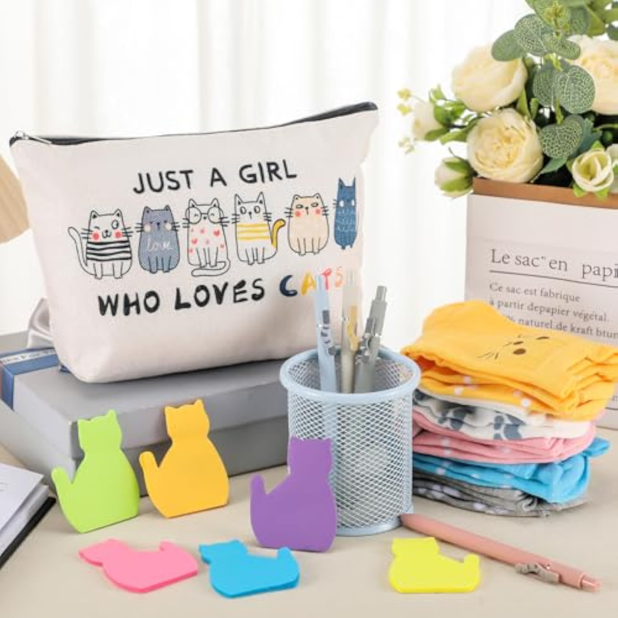 16 Pcs Cat Christmas Gifts Set, Fun Holiday Surprise