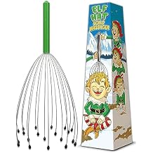 Pelto Scalp Massager in Christmas Gift Box - Mens Stocking Stuffers for Adults 2024. Secret Santa White Elephant Gift Ideas. Elf Hat Theme 20 Prong Head Scratcher Women Teens Him Her Girls Boy