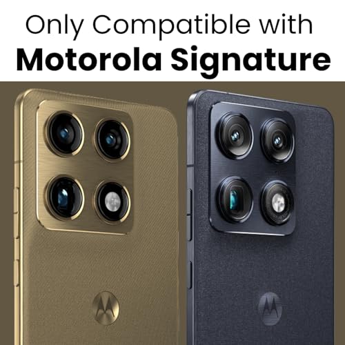 Image of RIGGEAR Shockproof Sleek Hybrid Armor Magnetic Back Cover Case Compatible with MagSafe Accessories for Motorola Moto Signature 5G (Smoke Black Matte PC + Black TPU Bumper)