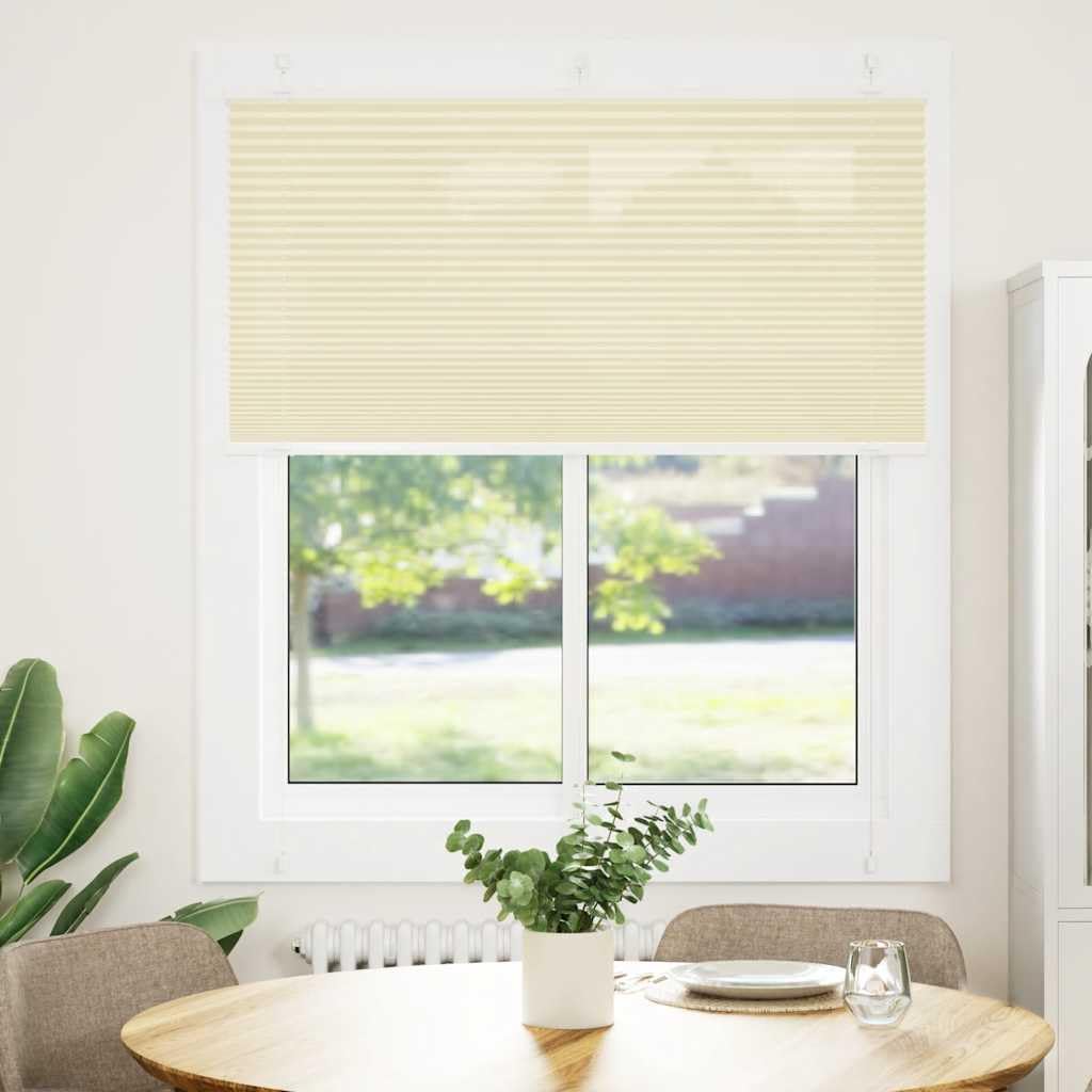 Tenda plissettata antracite, 40 x 100 cm, larghezza tessuto 39 cm, tenda plissettata in poliestere, per finestre con protezione solare e sguardi indiscreti, 4 larghezze pieghe, poliestere 40 x 100 cm