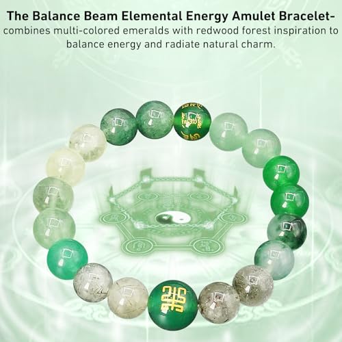 Five Elements Balance Feng Shui Bracelet – Energy Cycle Jewelry for Men Women – Original Crystal Design for Good Luck, Abundance, Protection & Harmony4